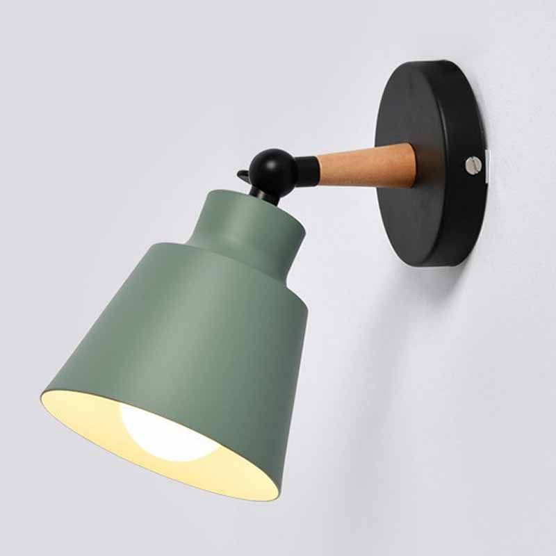 Modern Style Flared Sconce Light Fixtures Metal 1 Light Wall Lighting Ideas