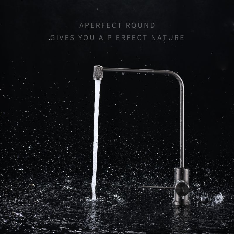 Contemporary Kitchen Bar Faucet Lead Free Swivel Spout High Arch Faucet