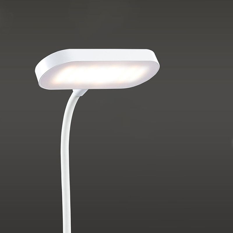 Modern Oval Nightstand Lamps Plastic 1 Light Led Night Table Lamps