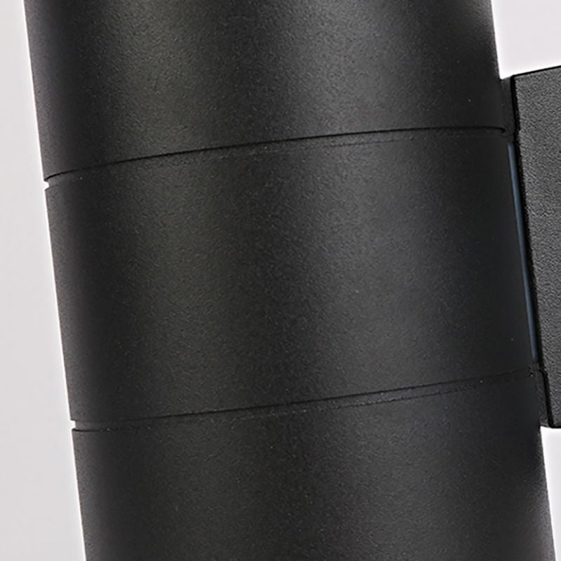 2 Lights Tube Wall Lights Modern Style Metal Wall Mounted Lamps