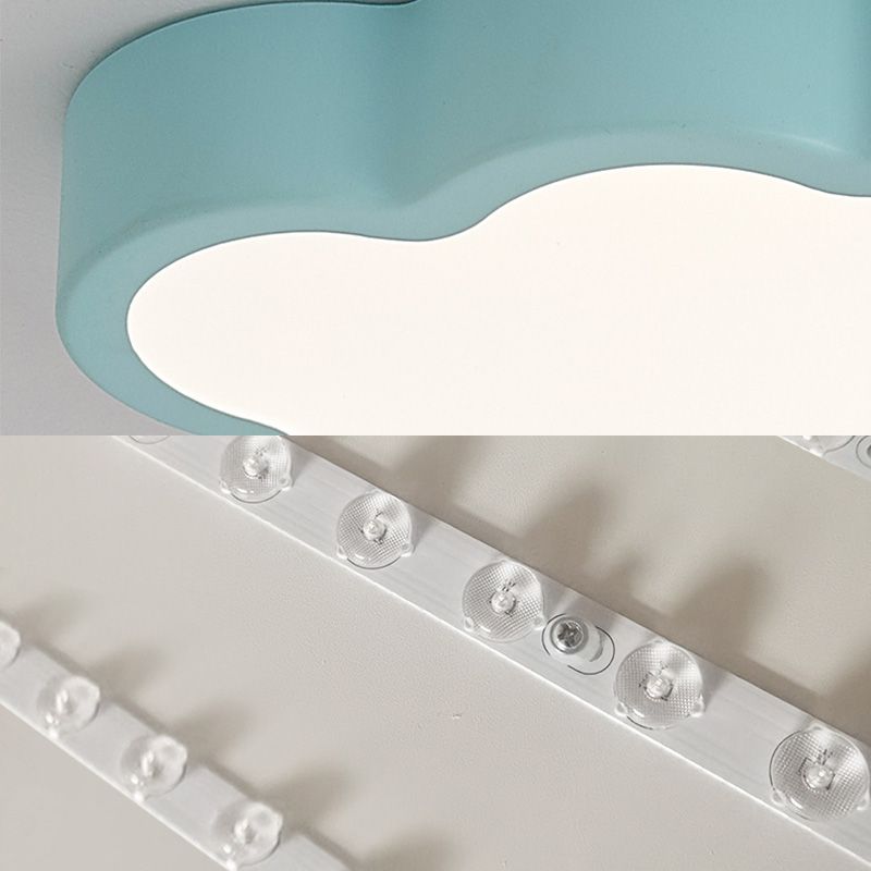 Cloud Flush Mount Light Fixtures Kids Acrylic Ceiling Light Fixtures for Bedroom