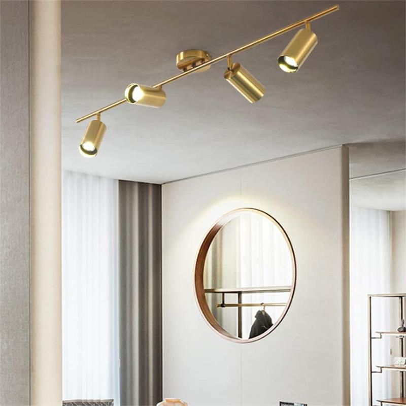 Multi Light Bathroom Vanity Lighting Metal Bath Sconce in Gold Finish