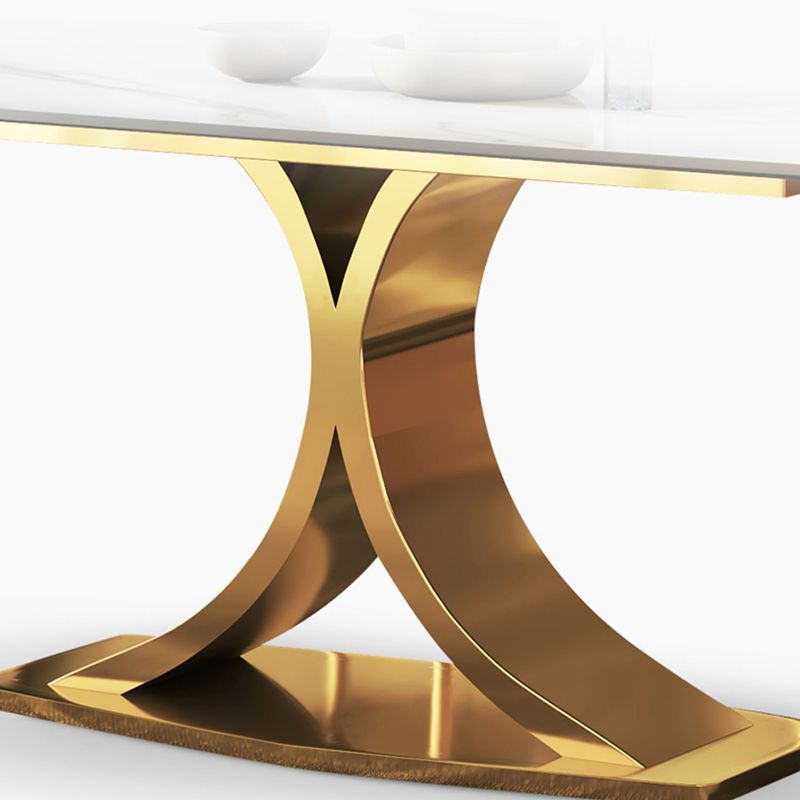 Modern 1/4/5/6/7 Pieces Dining Table Set Sintered Stone Dinette Set for Home Use