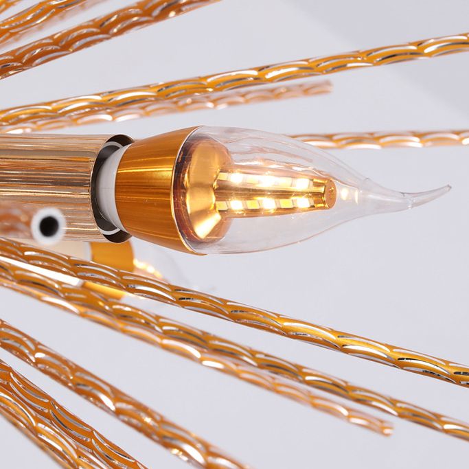 Luce a ciondolo riccoso in stile postmoderno Metal 8 lampadari il lampadario sospeso