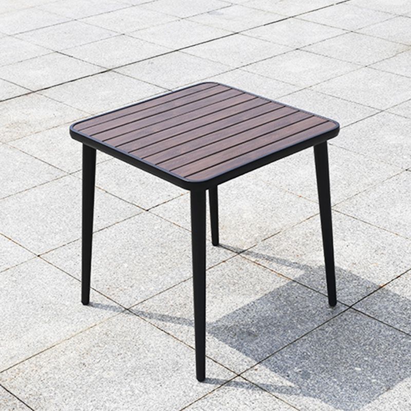 Industrial Dining Table Wood Rust Resistant Table, Water Resistant