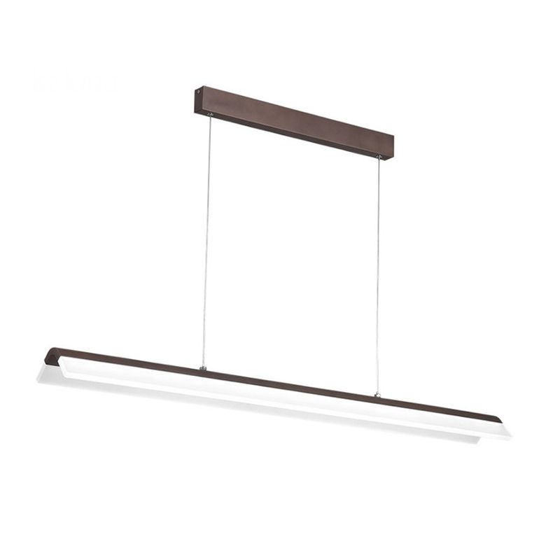 Metal Rectangle Pendent in Modern Style LED Suspended Lights for Office Conference Room
