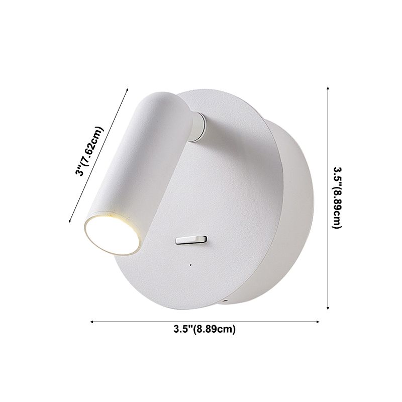 Modern Reading Wall Sconce 1-Light Metal Wall Mounted Lighting for Bedroom