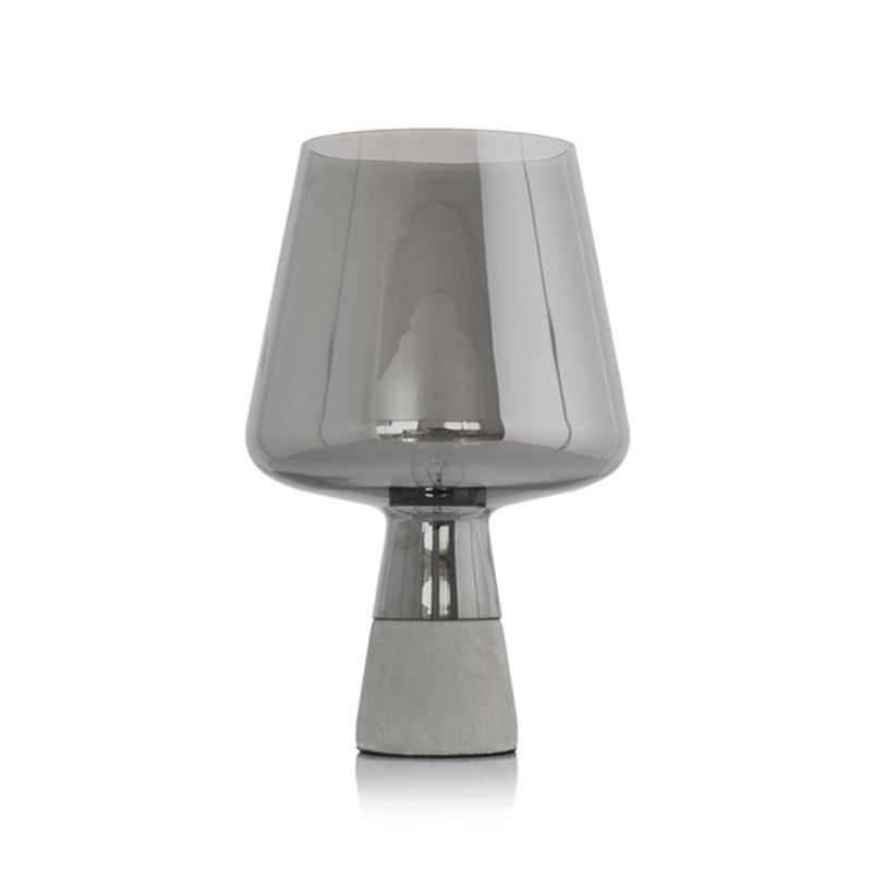 Één bol eigentijdse tafellamp helder glazen bureau decoratie slaapkamer nachtlicht