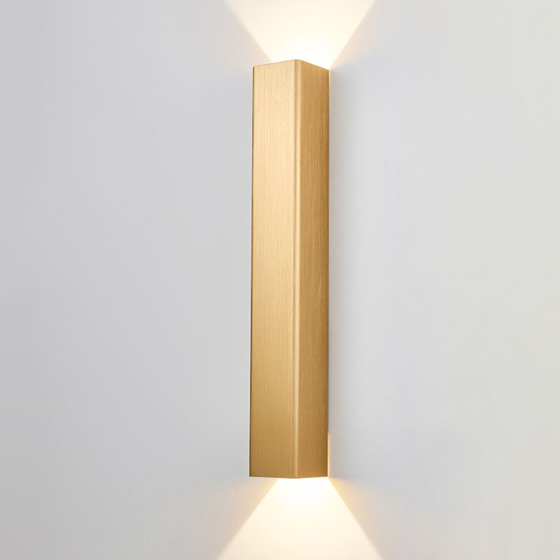 Quadratische Schatten Metallwand Licht moderne 2 Lights Wandmontage Beleuchtung