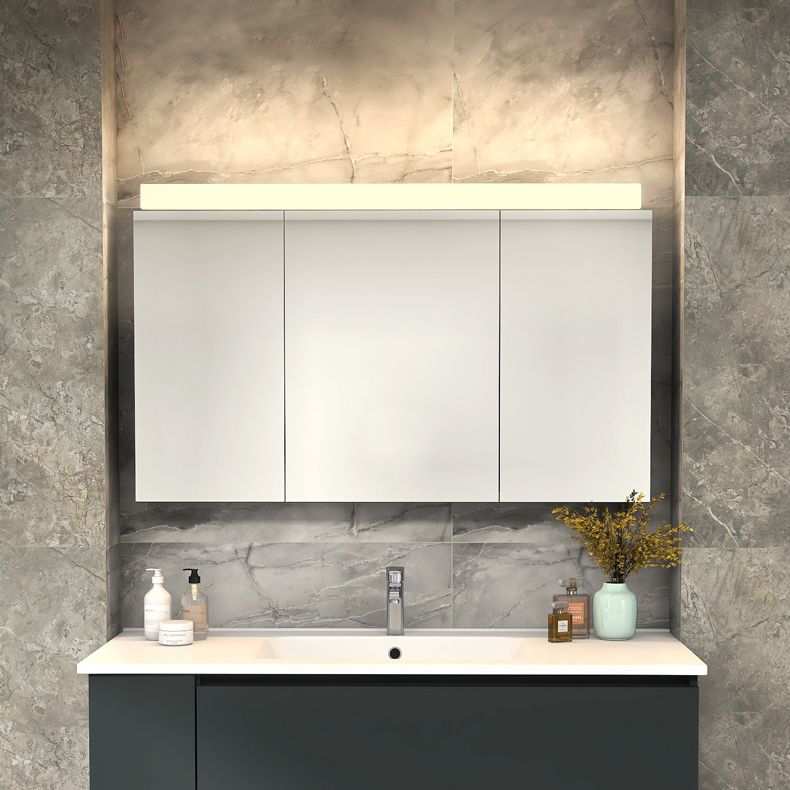Rectangle LED Vanity Lamp Modern Minimalist Style Acrylic Single Vanity Light