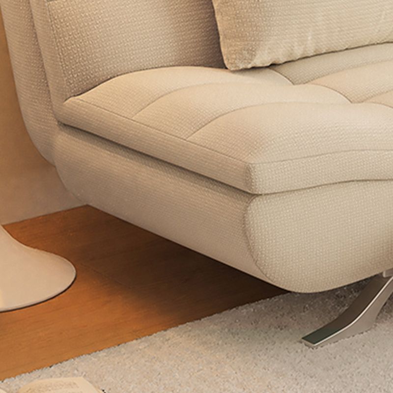 25" Wide Glam Sofa Bed Futon Cushion Back Sleeper Sofa with Storage