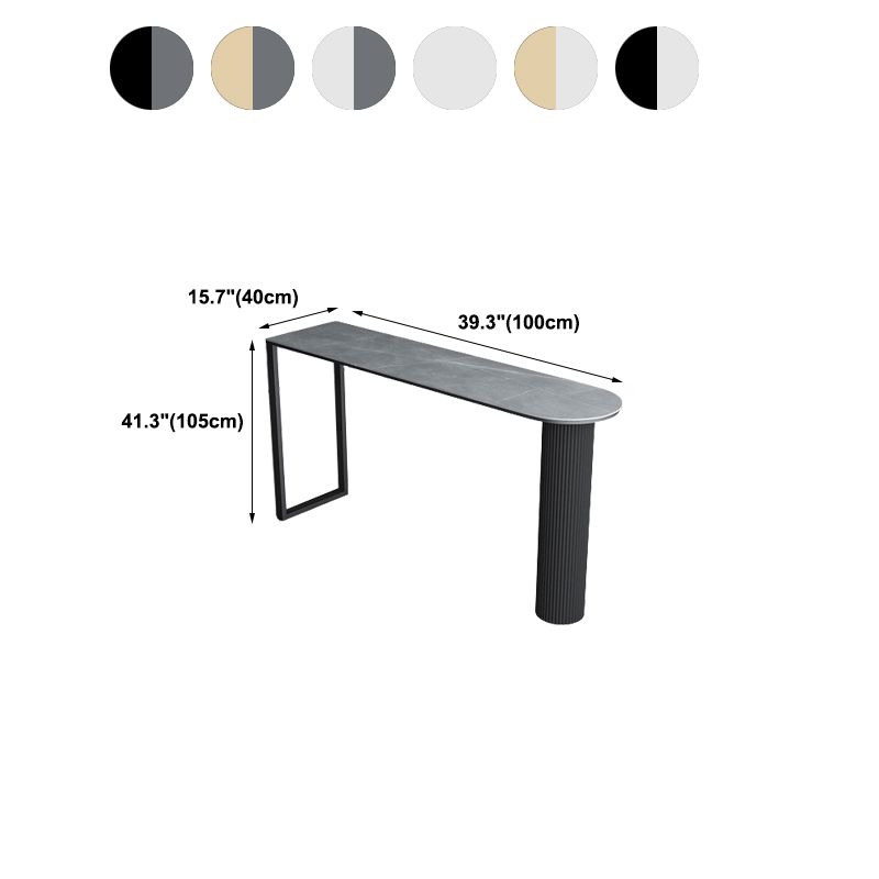 Sintered Stone Bar Table Modern Dining Table for Kitchen Living Room