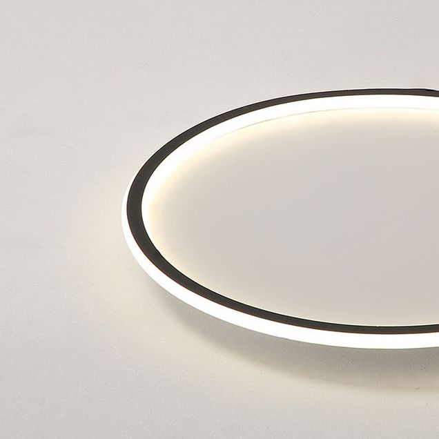 Lámpara empotrada para sala de estar LED de estilo minimalista moderno con iluminación de techo de metal prismático de forma circular