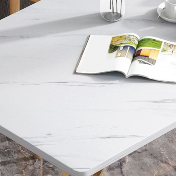 Nordic 1/5/7 Pieces Dining Set Rectangle Stone Dining Table for Dining Room Kitchen
