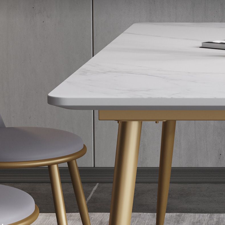 Glam Style Sintered Stone Dining Set 1/2/5/7 Pieces Dining Set for Dining Areas