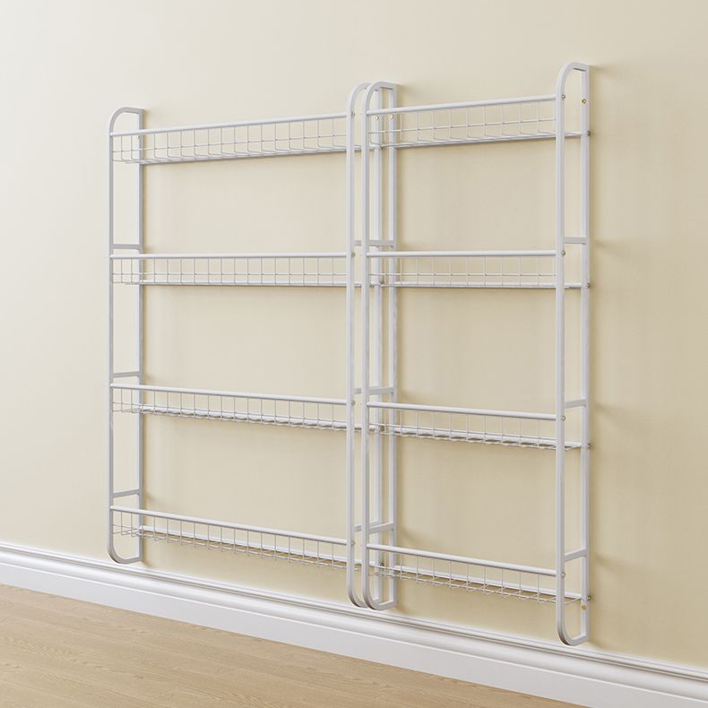 Modern Style Bookshelf Wall Mounted Metal Bookcase for Kid Room