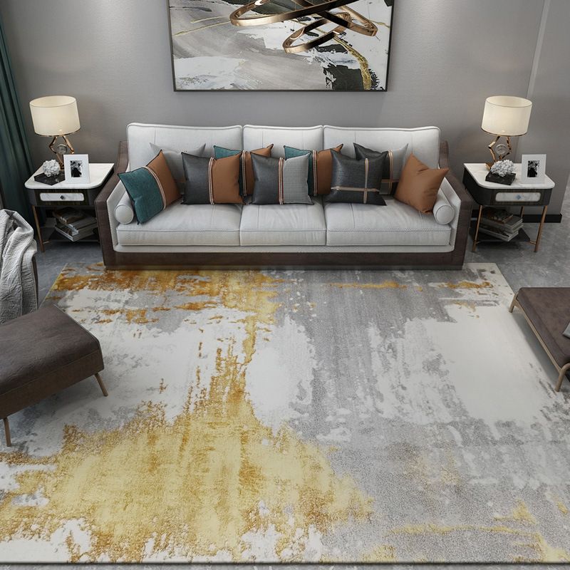 Modern Carpet Abstract Pattern Area Rug Stain Resistant Rug for Sitting Room