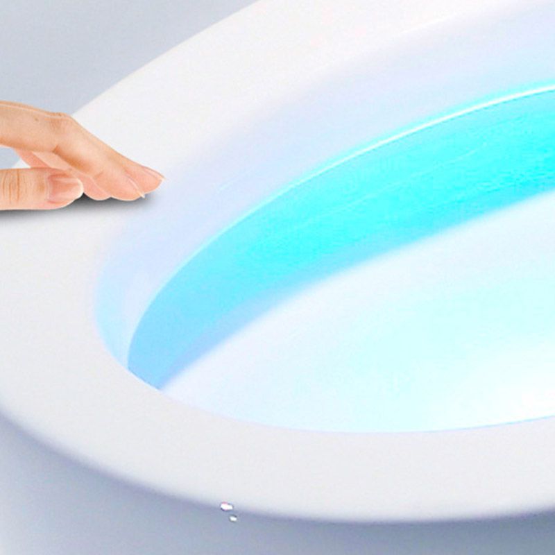 Modern All-In-One Toilet Bowl Skirted Toilet with Seat for Bathroom