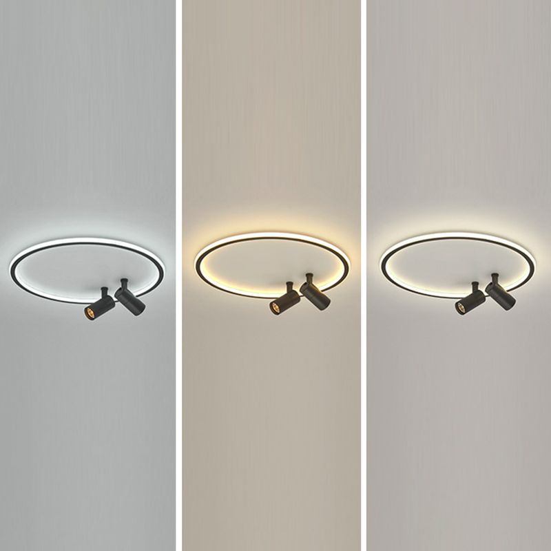 Lampe de voie ronde moderne vêtements boutique encastré plafonnier