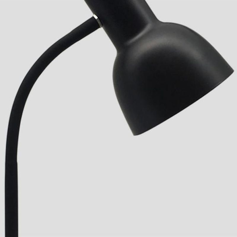 Modern Bell Shape Night Table Lamp Metal 1 Light Nightstand Lamp for Study