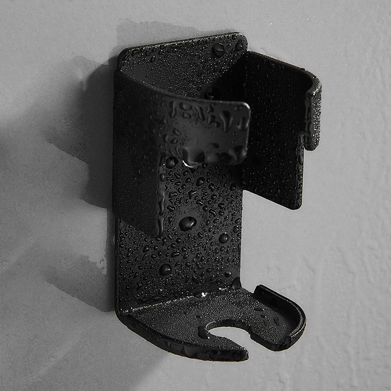 Modern Black/White 4-Piece Bathroom Accessory Set, Toothbrush Holder