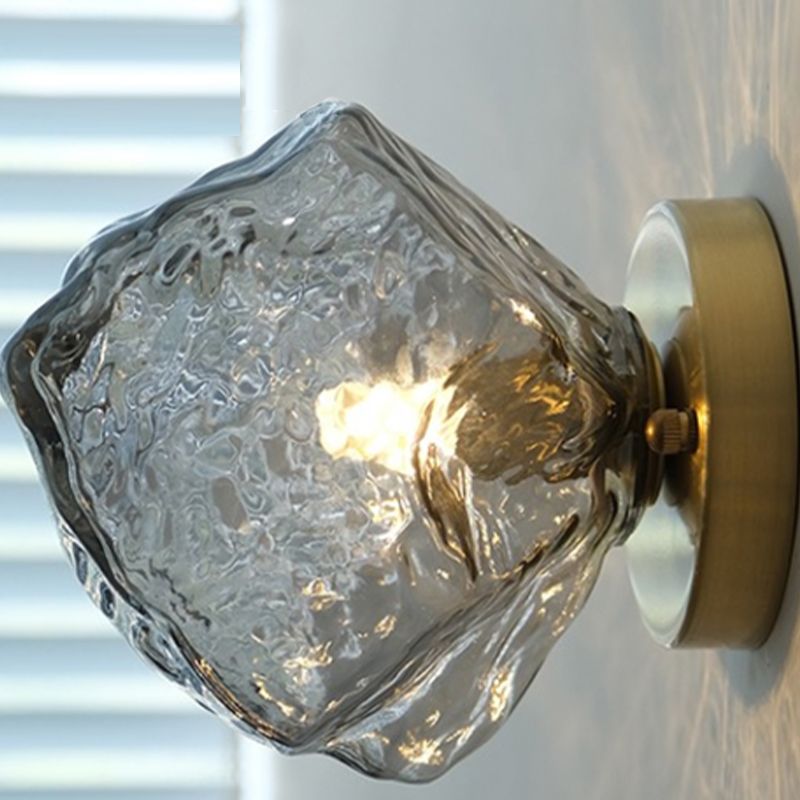 Modern Style Wall Lamp Glass Wall Sconce Lighting for Living Room