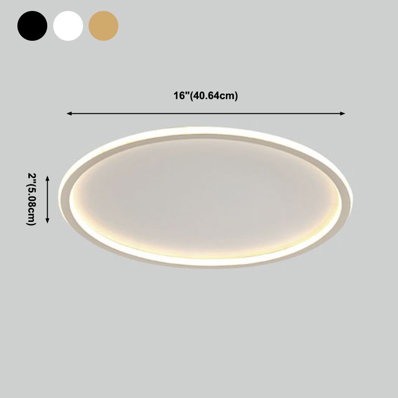 Plafondlamp in eenvoudige stijl, aluminium plafondlamp voor slaapkamer, woonkamer