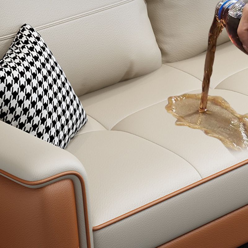 Quadratarm Kissen Rücken entfernbarer Kissen 4-Sitz-L-Form-Sofa