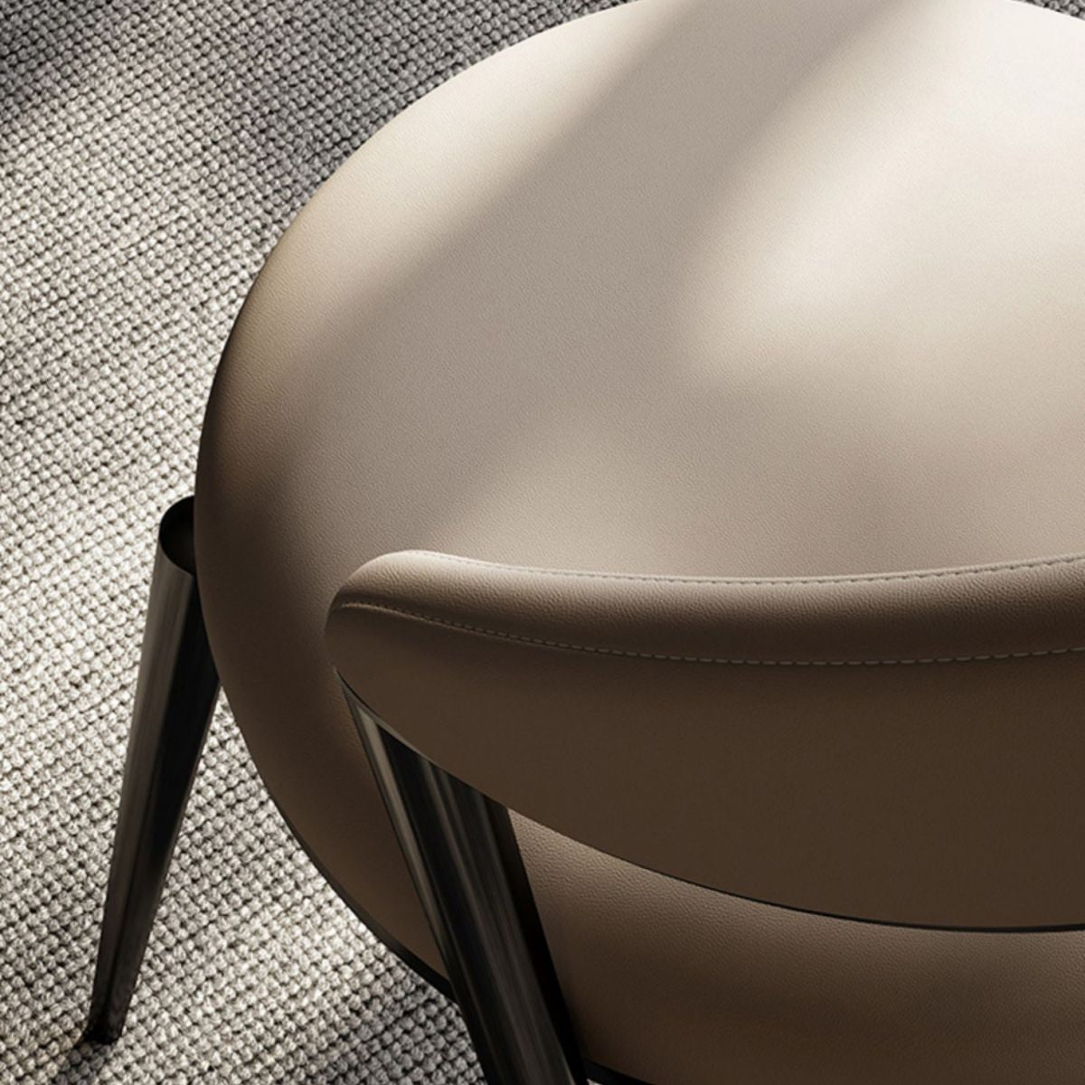 Contemporary Dining Chair Kitchen Open Back Dining Side Chair