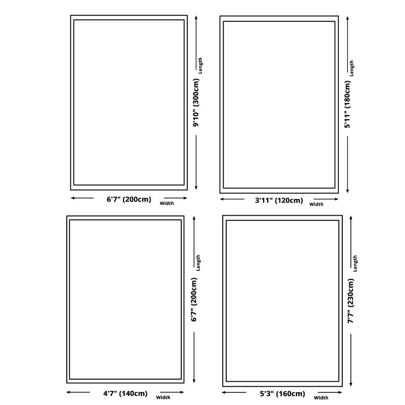 Mehrfarbiger traditioneller Indoor-Teppich Polyester Blumenmuster Teppich nicht rutschfestem Innenteppich für Wohnzimmer