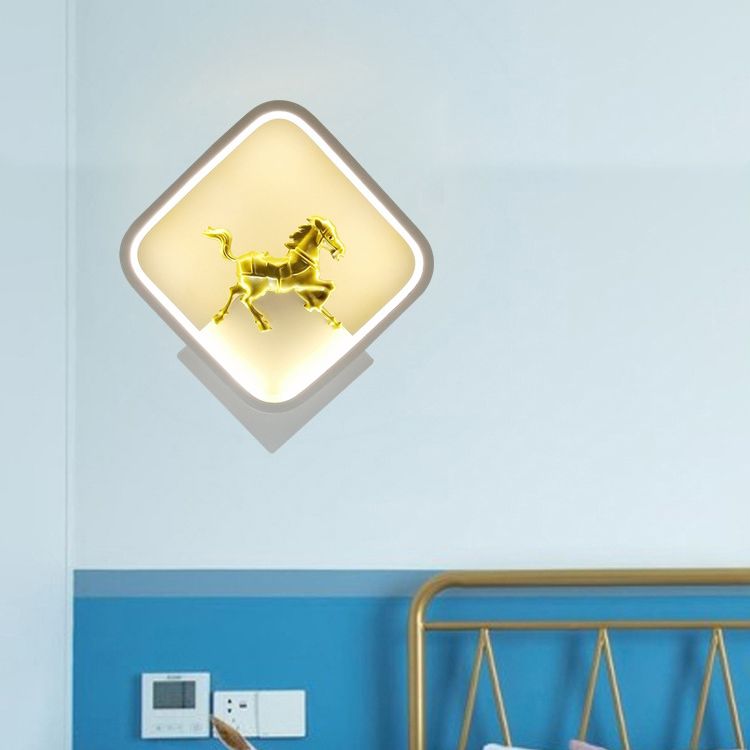 1 luces de sombra lineal matones de pared moderna iluminación de pared led de estilo simple en negro