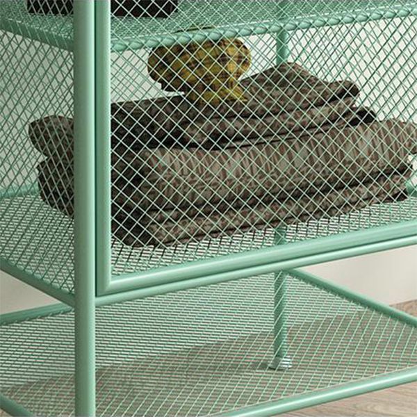 Metal Wardrobe Cabinet Modern Style Clothes Rail Wardrobe Armoire