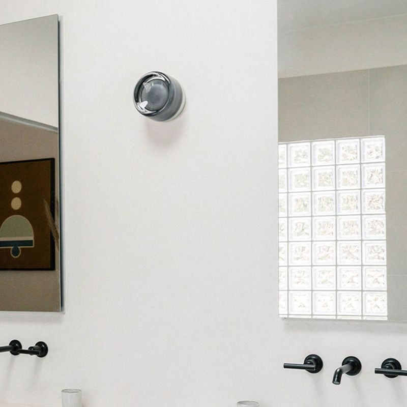 Modern Vanity Lighting Round Wall Light Fixture with Acrylic for Bathroom