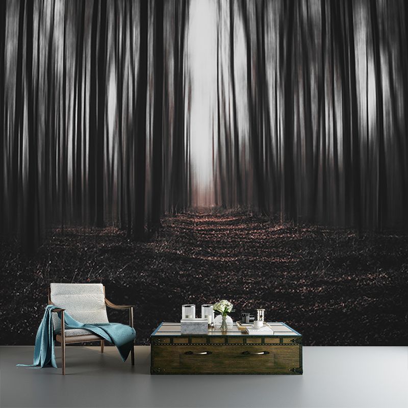 Modern Style Mural Wallpaper Forest Photography Indoor Wall Mural