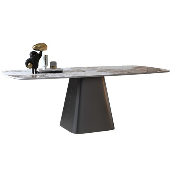 Nordic 1/4/7 Pieces Dining Set Sintered Stone Dining Table with Leather Chairs