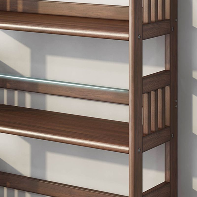 Contemporary Wooden Bookcase Open Back Bookcase for Home Office