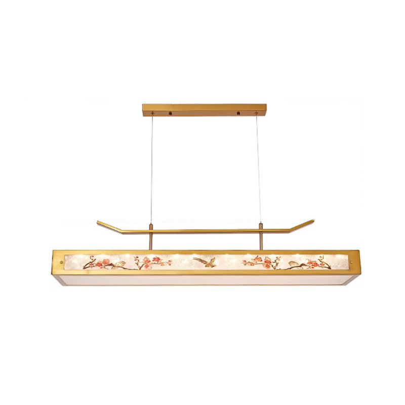 Acrylic Hanging Pendant Lights Modern Linear Hanging Lamps for Dining Room