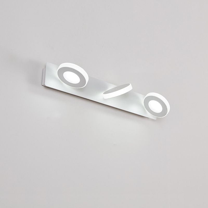 Forma a forma di cerchio Light Freeture Vanity Style Modern Vanity Mirror Light per il bagno