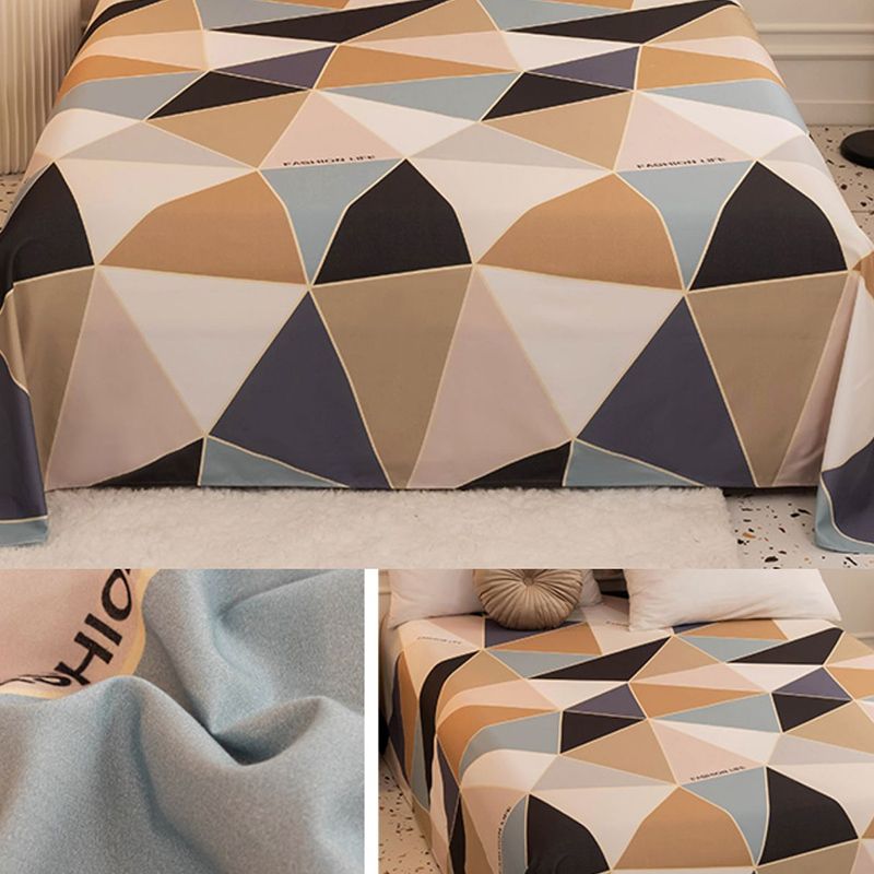 Floral Pattern Bed Sheet Breathable Skin-friendly Bed Sheet Set