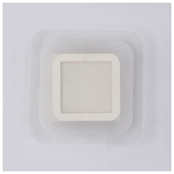 Triángulo/redondo/cuadrado Corredor de pared Lucina Luce de acrílico Lámpara de pared de LED acrílico en cálido/blanco