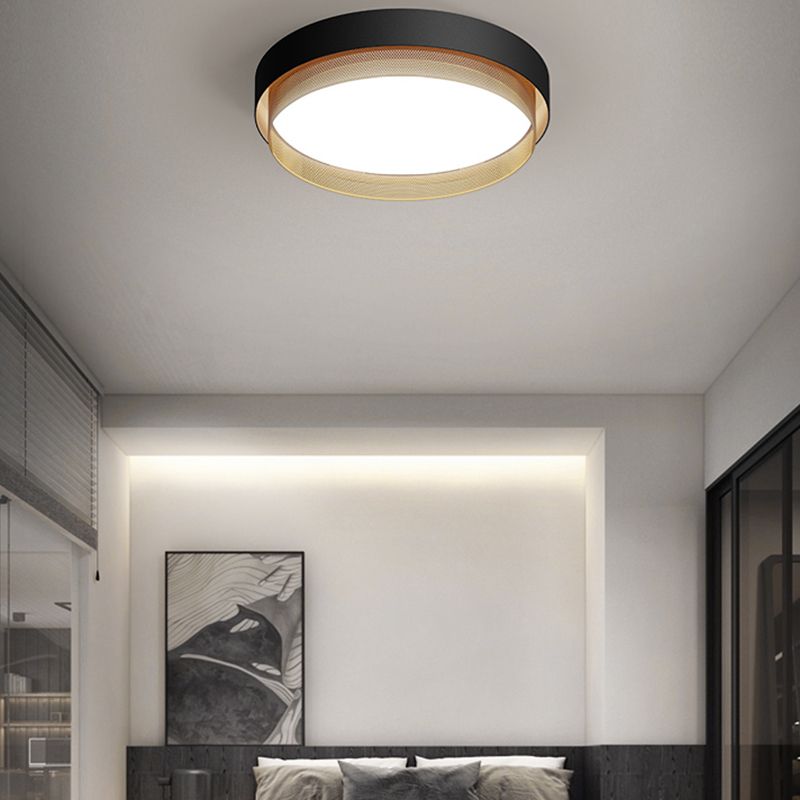 Luz de techo geométrica empotrada Lámpara de techo moderna empotrada para dormitorio