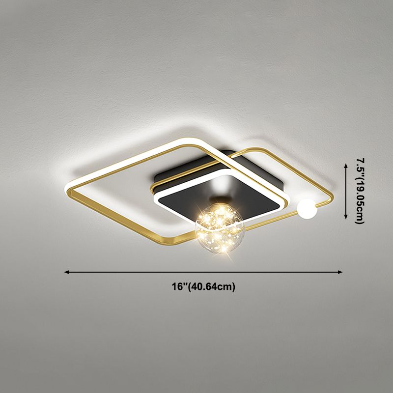 Lámparas de techo LED empotradas Iluminación empotrada contemporánea para sala de estar