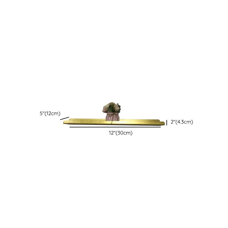 Metal Floating Bookcase Industrial Closed Back Bookshelf with Shelves