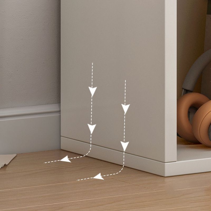 Contemporary Standard Bookshelf Engineered Wood Closed Back Bookcase