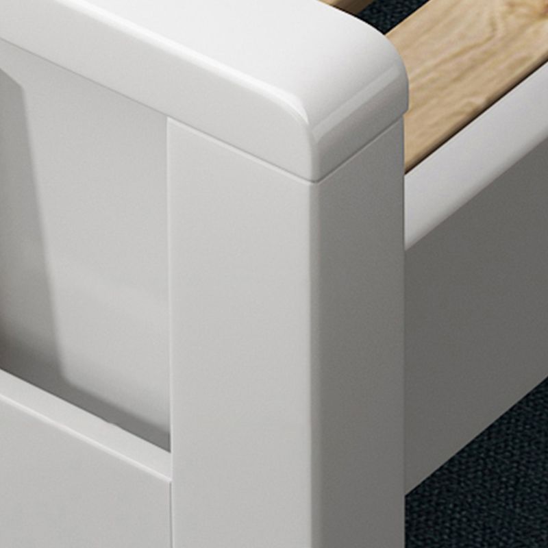 Modern Wood Bed Bookcase Included Standard Bed with Headboard for Bedroom