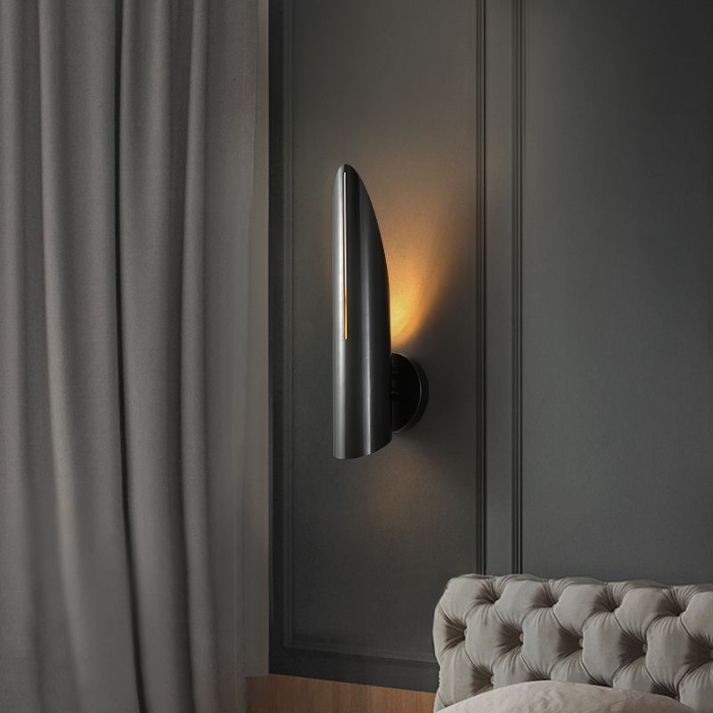 Nordic Style Wall Light Geometric 1 Light Wall Sconce with Brass for Bedroom