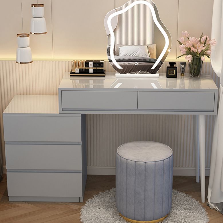 Contemporary Simple Vanity Make up Dressing Table with Storage Drawers