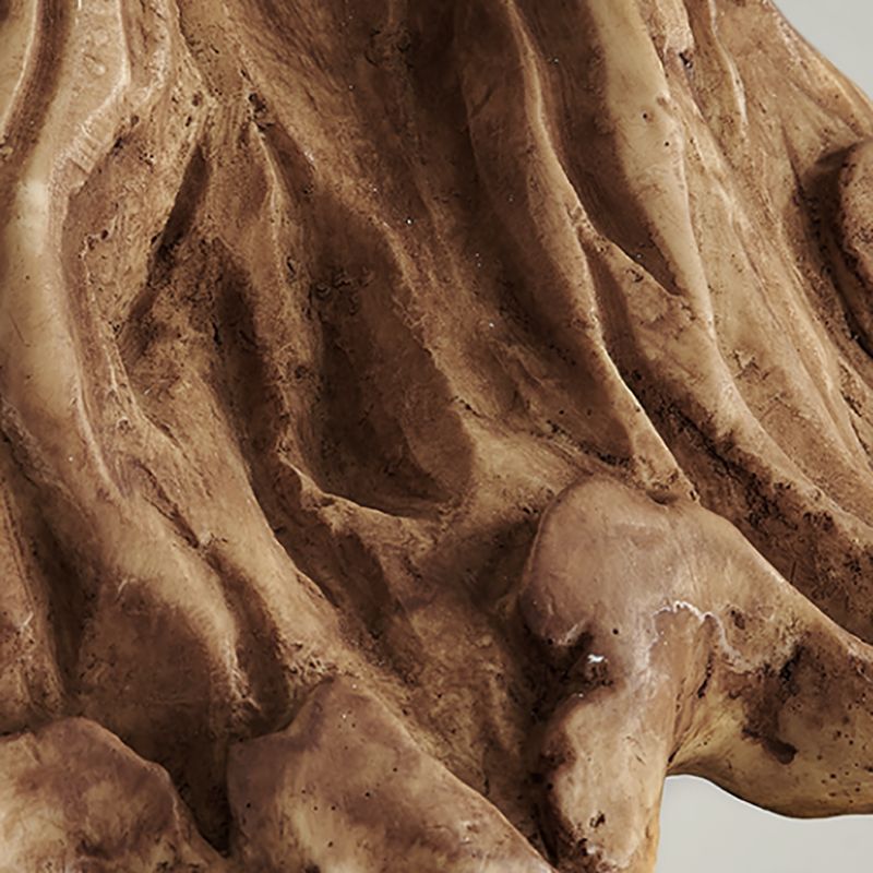 Décor décor lotus feuille en forme de pendentif en résine à manger lampe de suspension de plafond