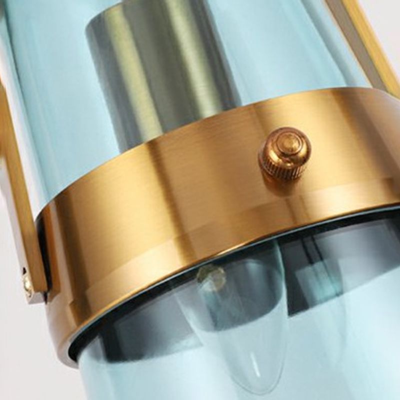 1-Light Contemporary Style Teardrop Shape Pendant Lighting