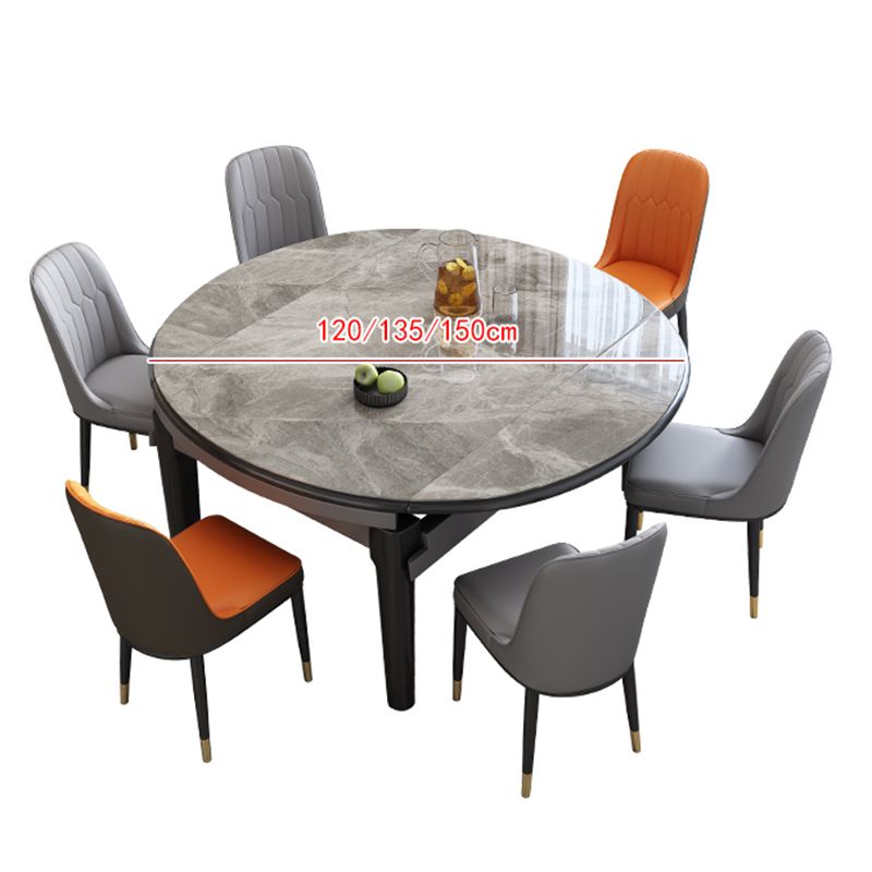 Modern Stone Dining Table Rectangle White-grey 4-foot Furniture